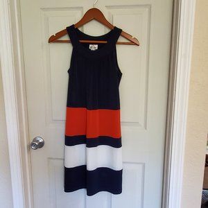 Sweet Strom Tri-Color Stripe Mini Dress